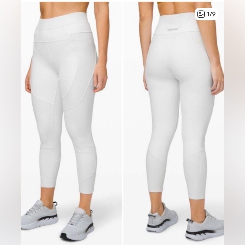 Lululemon New Ambition High Rise‎ Tight 28“ Legging Sz 8 White NEW